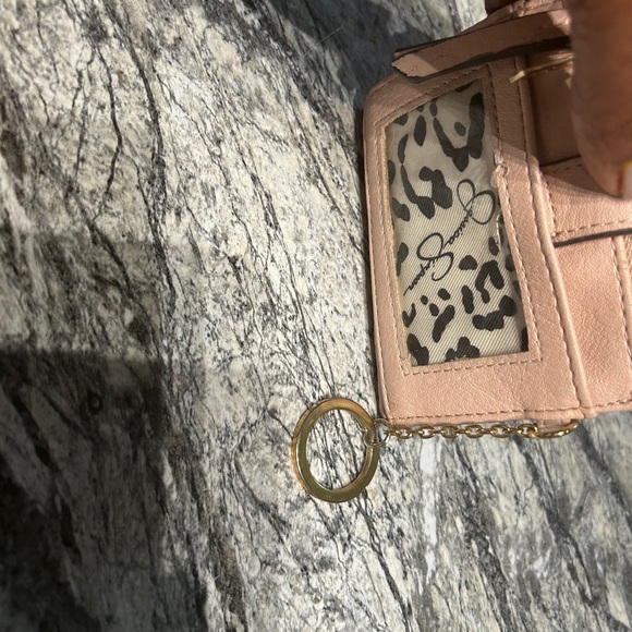 Jessica Simpson Pink and Gold Key Card Holder - Picture 9 of 10